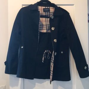 Burberry Black Jacket Small Vintage
